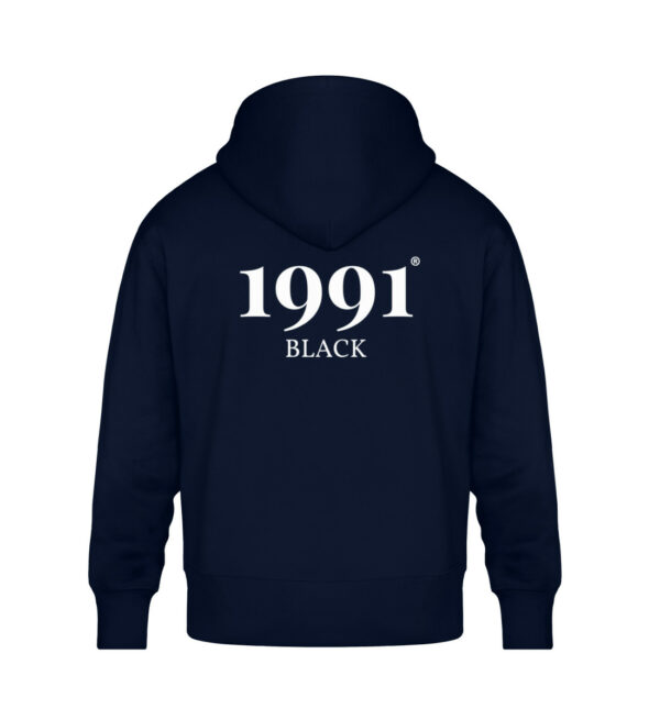 1991 Black Hoodie - Unisex Oversized Organic Hoodie-6959