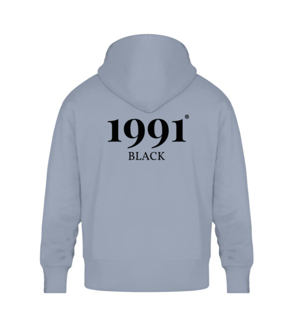 1991 Black - Unisex Oversized Organic Hoodie-7086