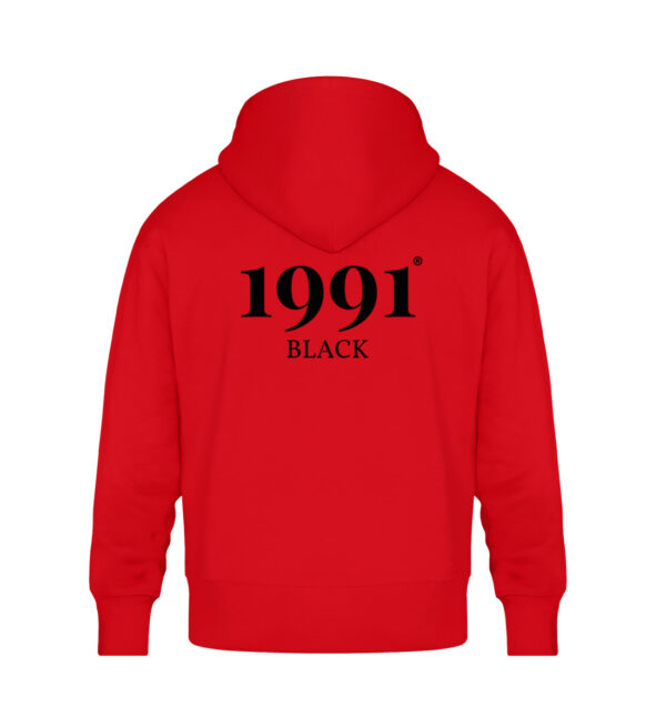 1991 Black - Unisex Oversized Organic Hoodie-6973