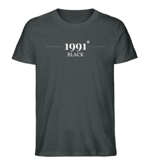 1991 Black - Herren Organic Shirt-7068