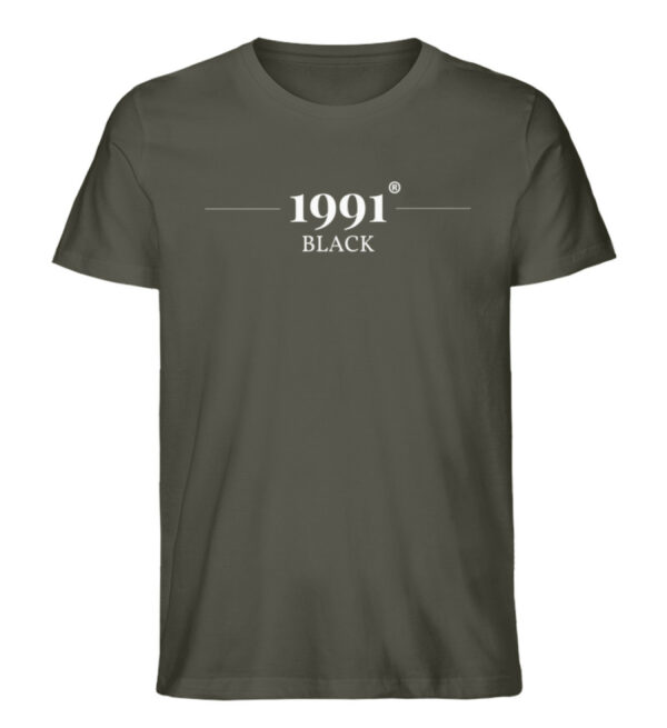 1991 Black - Herren Organic Shirt-7072
