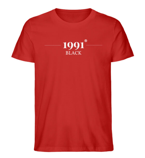 1991 Black - Herren Organic Shirt-4