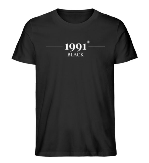 1991 Black - Herren Organic Shirt-16