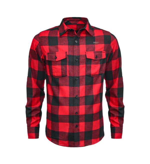 Hemd - Unisex Flanellhemd mit Stick-6892