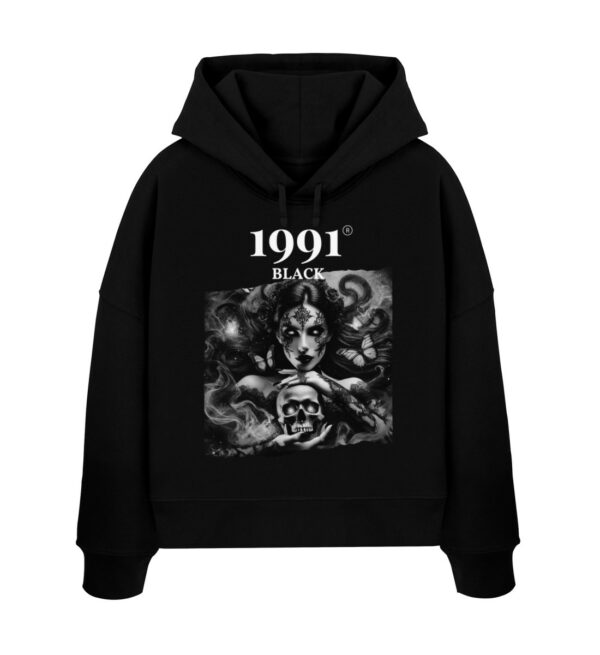 The Embrace of the Dark - Womens Organic Boxcut Hoodie ST/ST-16