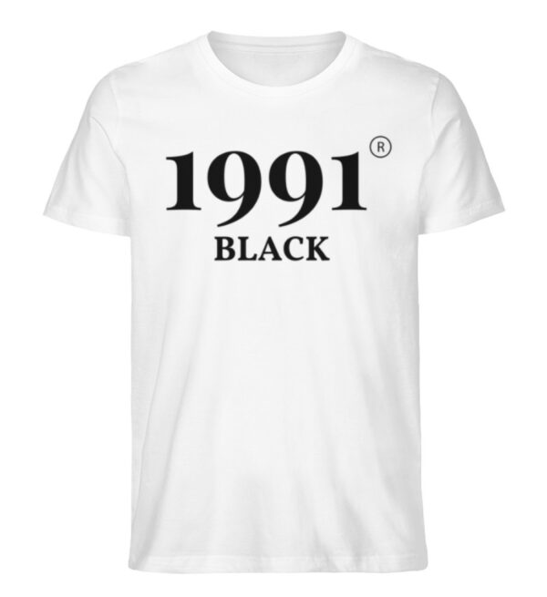 1991 BLACK - Herren Organic Shirt-3