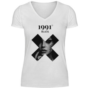 8 - V-Neck Damenshirt-3