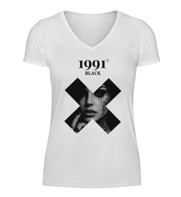 8 - V-Neck Damenshirt-3