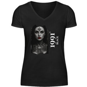 6 - V-Neck Damenshirt-16