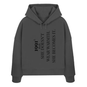 100 - Womens Organic Boxcut Hoodie ST/ST-6903